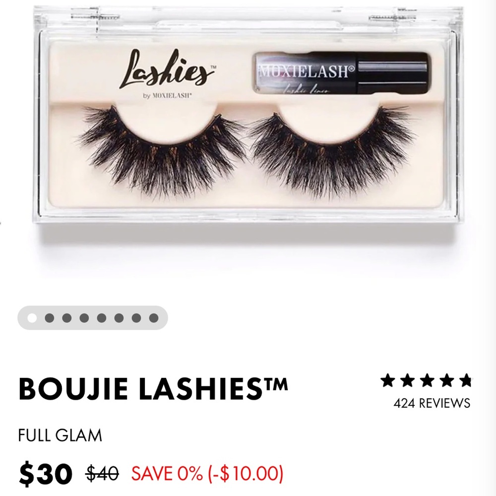 Brand New MoxieLash BOUJIE Nano-grip Lashies